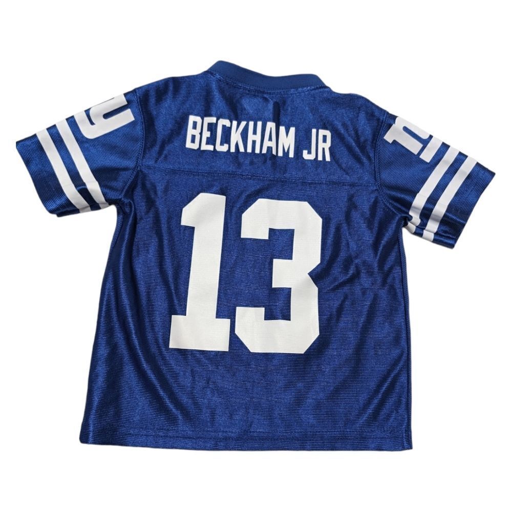New York Giants Odell Beckham Jr Jersey NFL Team Apparel Blue Toddler Size 2T